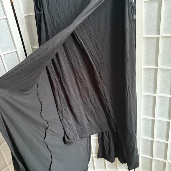 Black Cabi tank top with a relaxed fit wrap style tunic shirt sz large - Picture 6 of 6